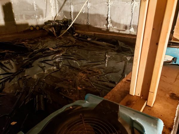 Crawlspace Water Cleanup in Bella Vista
