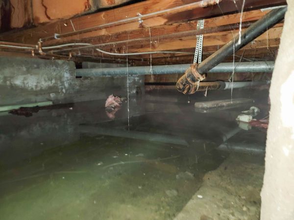 Crawlspace Water Restoration in Bella Vista